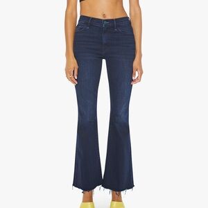 MOTHER The Weekender Flare Jeans “Chip on my Shoulder” color.